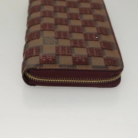LOUIS VUITTON Damie Payette Zippy Wallet Long Wallet Red - Picture 6 of 14